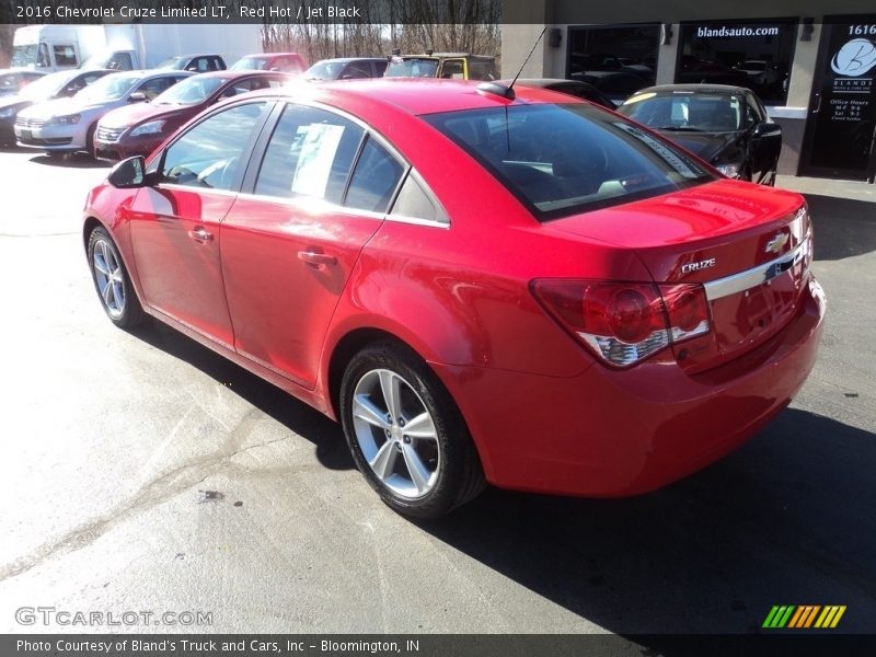Red Hot / Jet Black 2016 Chevrolet Cruze Limited LT