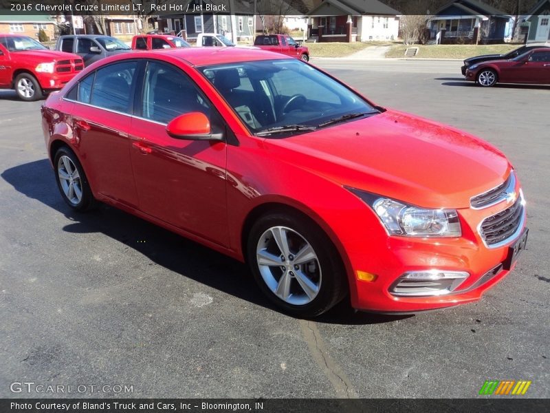 Red Hot / Jet Black 2016 Chevrolet Cruze Limited LT