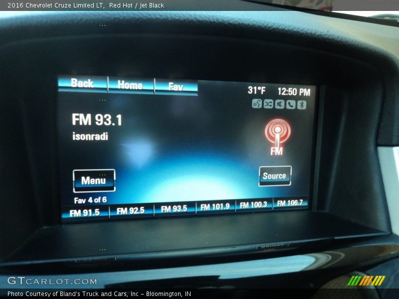 Red Hot / Jet Black 2016 Chevrolet Cruze Limited LT