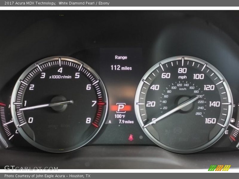 White Diamond Pearl / Ebony 2017 Acura MDX Technology