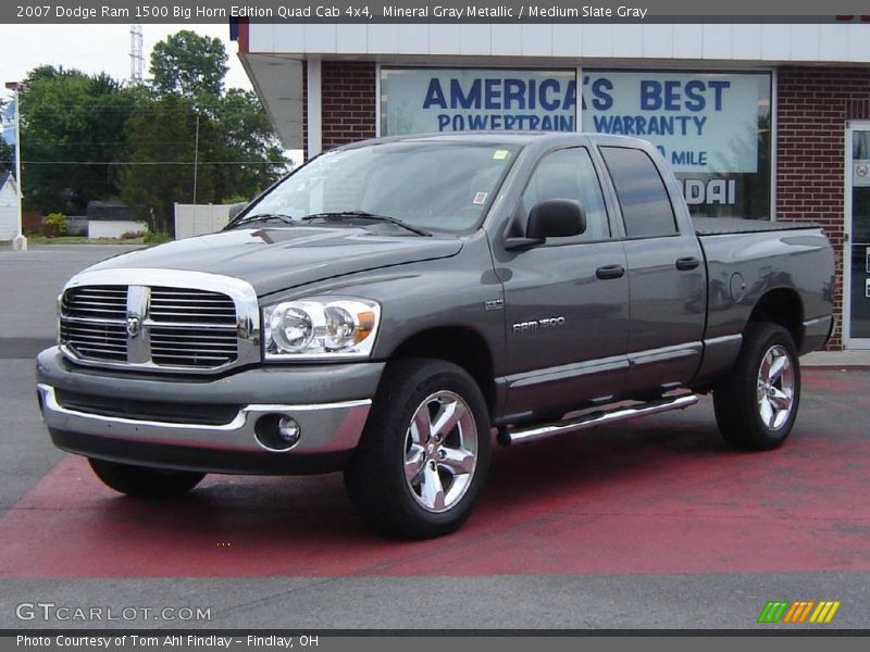 Mineral Gray Metallic / Medium Slate Gray 2007 Dodge Ram 1500 Big Horn Edition Quad Cab 4x4