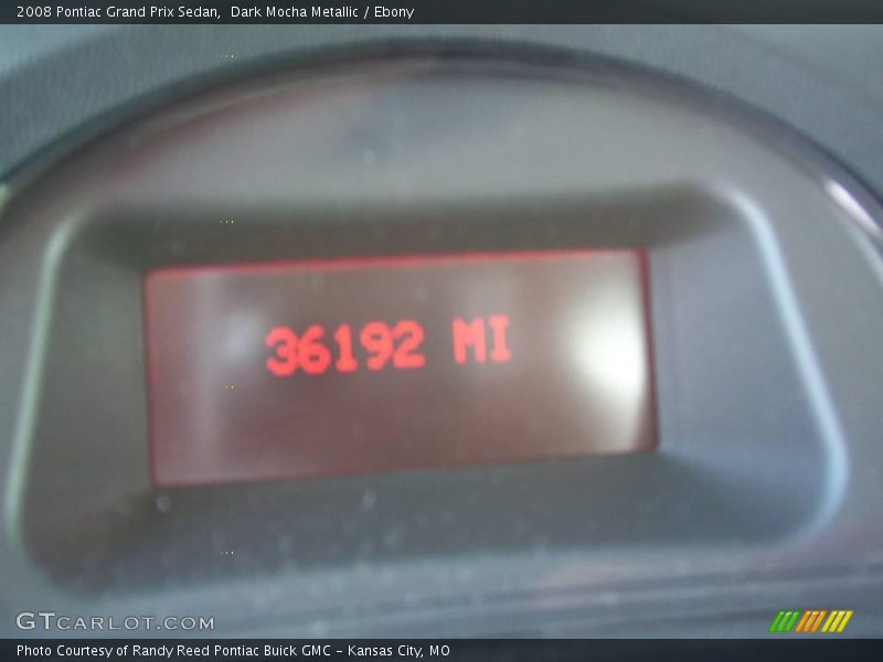 Dark Mocha Metallic / Ebony 2008 Pontiac Grand Prix Sedan