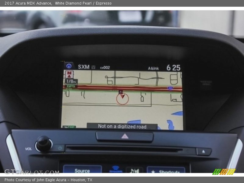 White Diamond Pearl / Espresso 2017 Acura MDX Advance