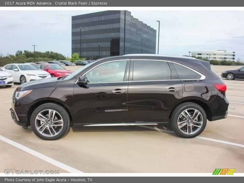 Crystal Black Pearl / Espresso 2017 Acura MDX Advance