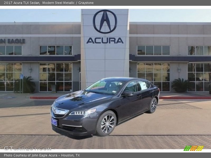 Modern Steel Metallic / Graystone 2017 Acura TLX Sedan
