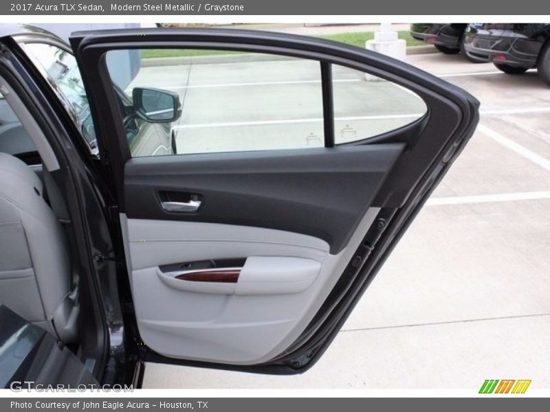 Modern Steel Metallic / Graystone 2017 Acura TLX Sedan