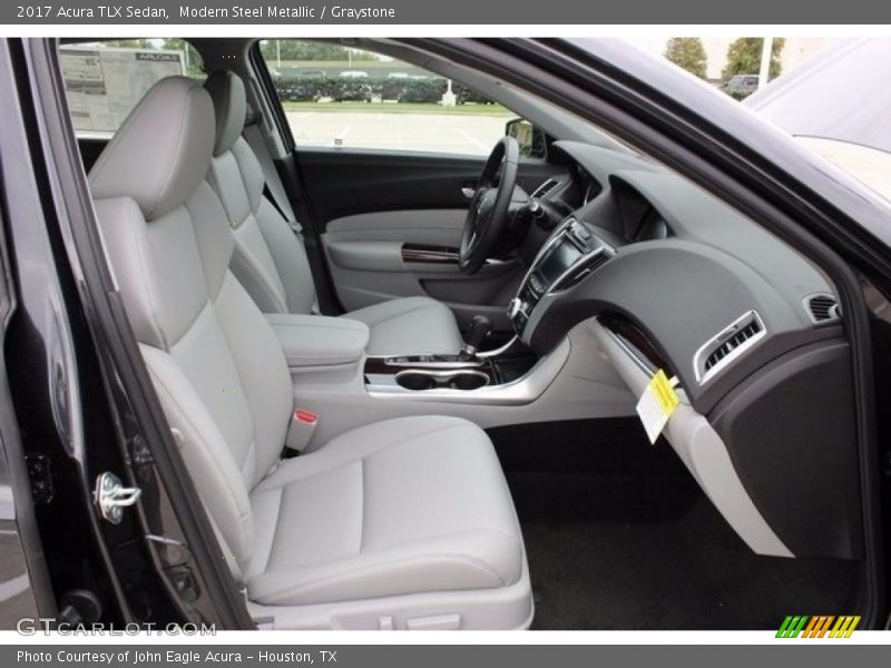 Modern Steel Metallic / Graystone 2017 Acura TLX Sedan