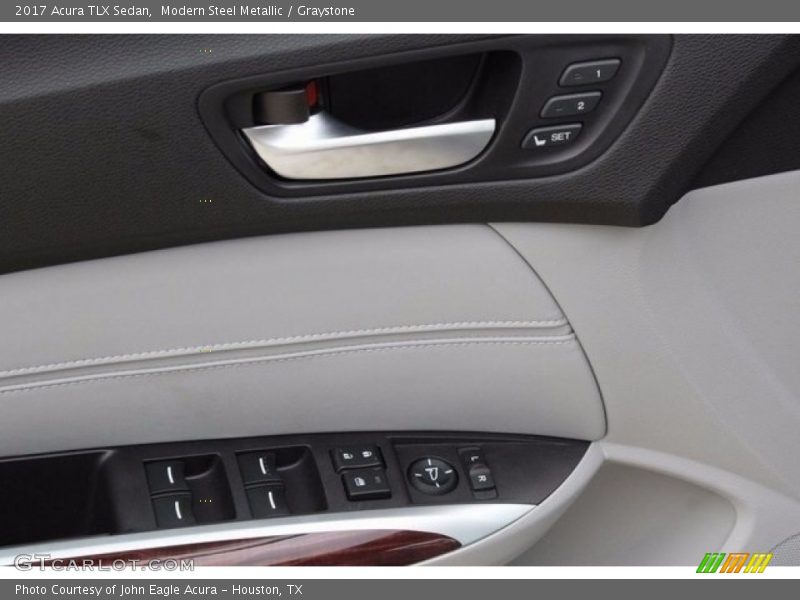 Modern Steel Metallic / Graystone 2017 Acura TLX Sedan
