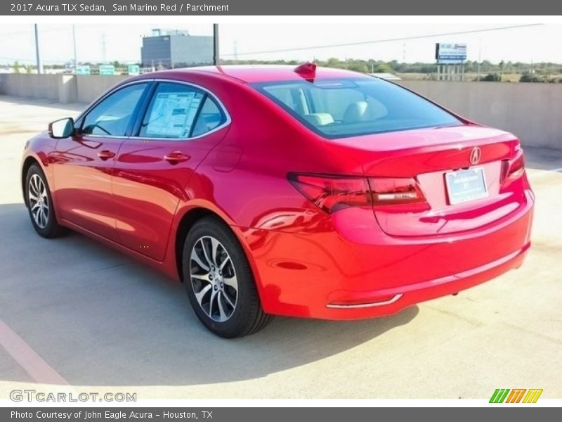 San Marino Red / Parchment 2017 Acura TLX Sedan
