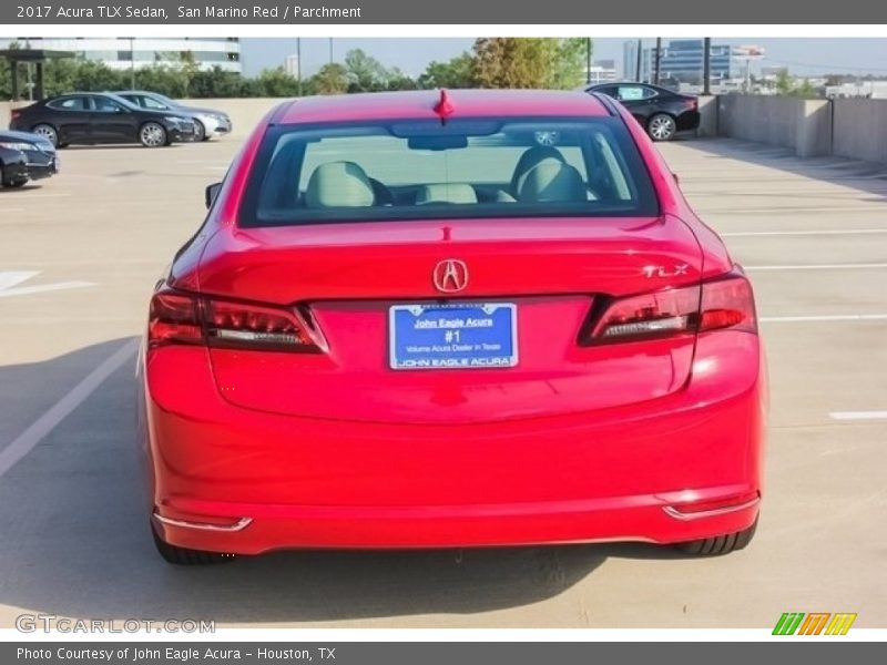San Marino Red / Parchment 2017 Acura TLX Sedan