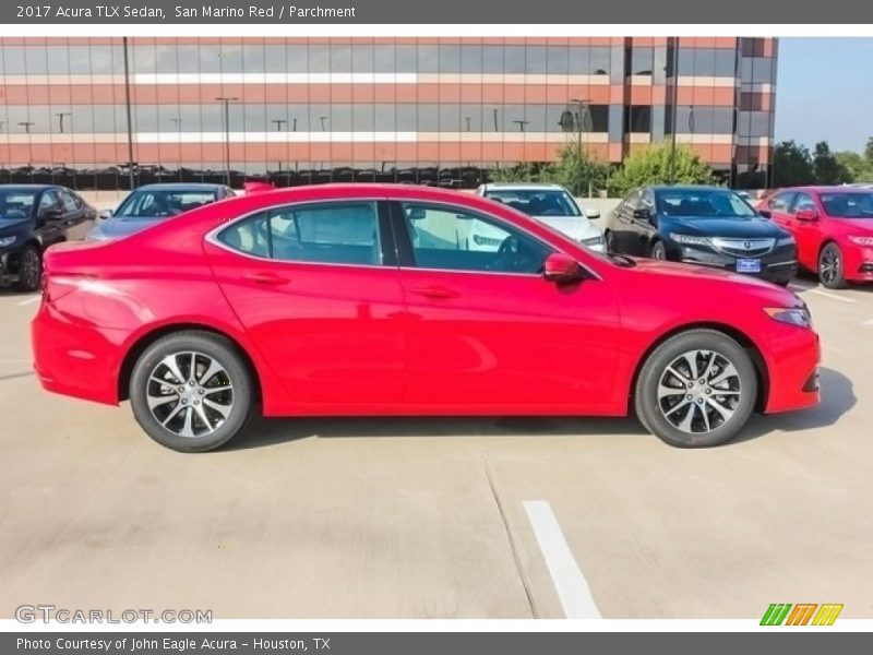 San Marino Red / Parchment 2017 Acura TLX Sedan