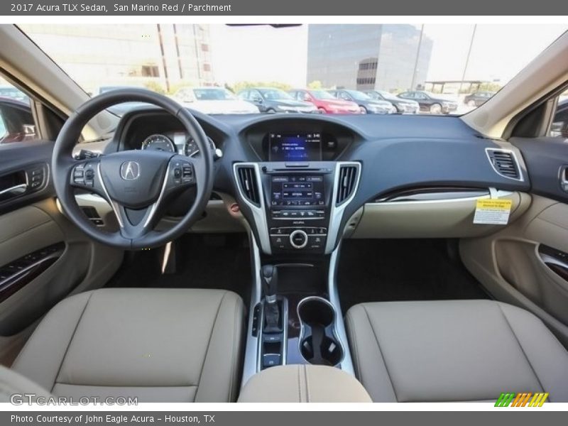 San Marino Red / Parchment 2017 Acura TLX Sedan