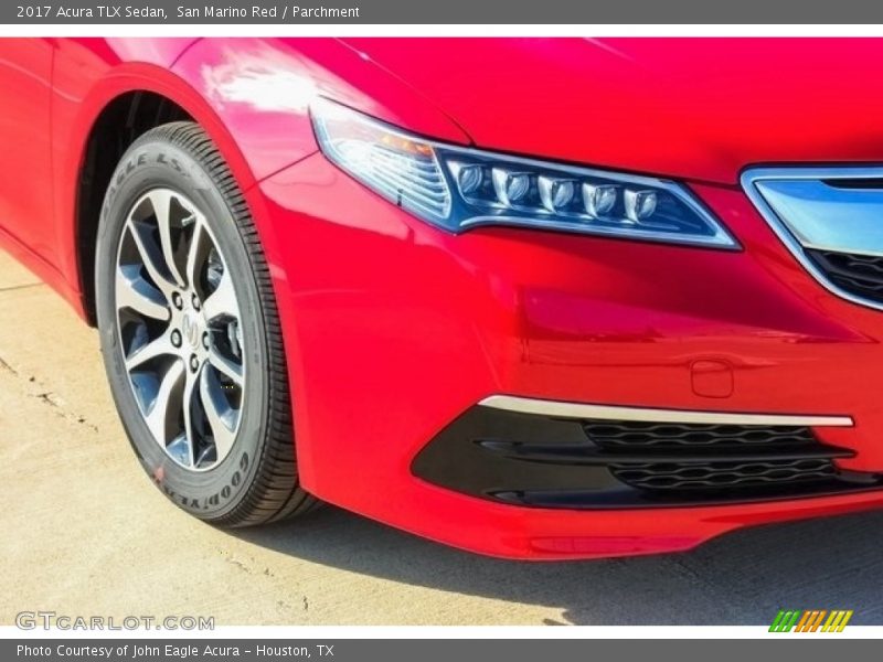 San Marino Red / Parchment 2017 Acura TLX Sedan
