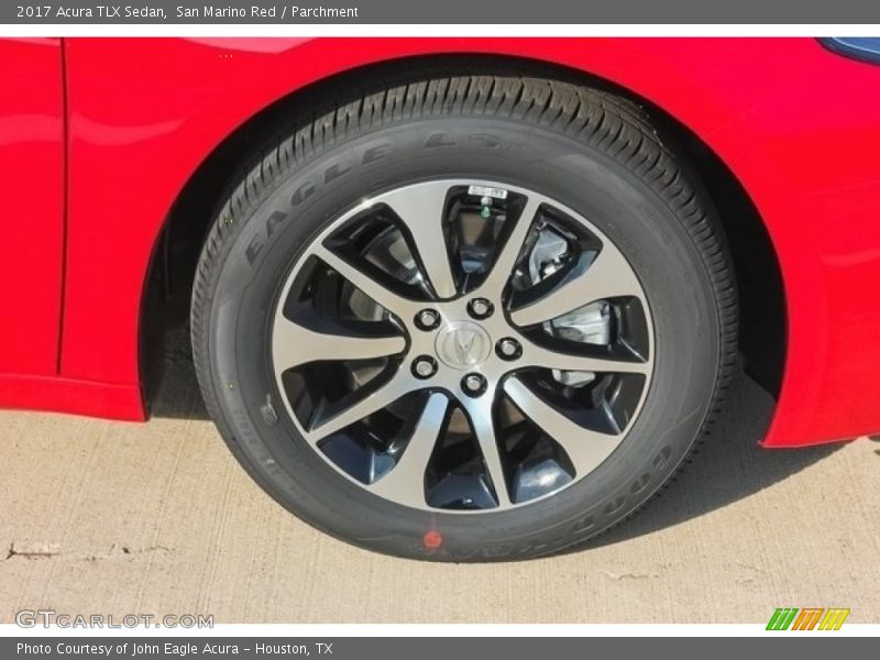 San Marino Red / Parchment 2017 Acura TLX Sedan