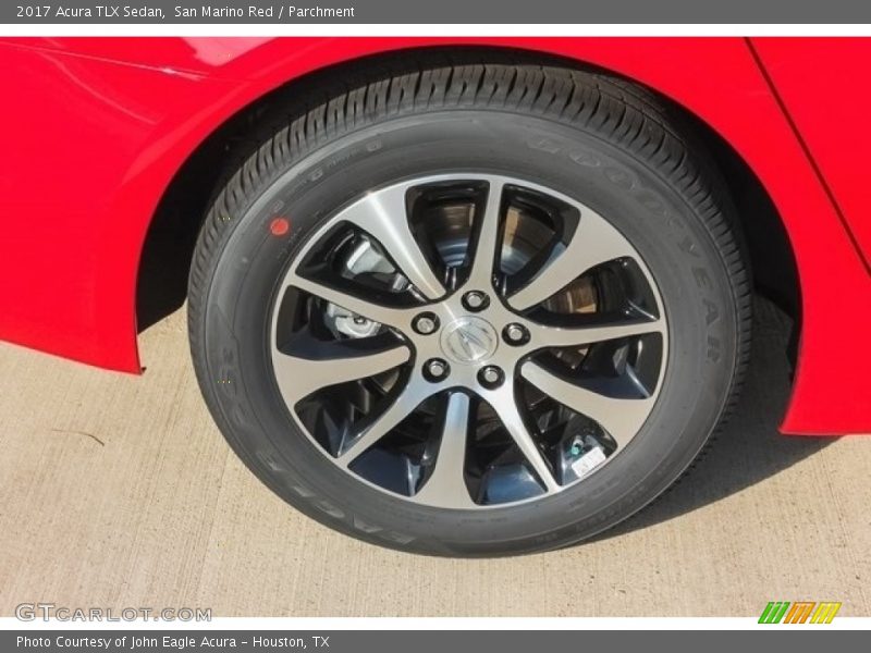 San Marino Red / Parchment 2017 Acura TLX Sedan