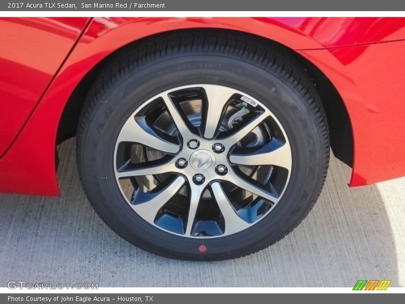 San Marino Red / Parchment 2017 Acura TLX Sedan