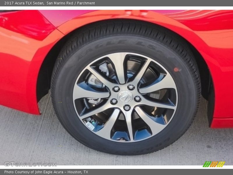 San Marino Red / Parchment 2017 Acura TLX Sedan