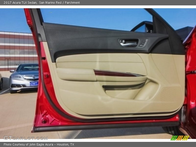 San Marino Red / Parchment 2017 Acura TLX Sedan