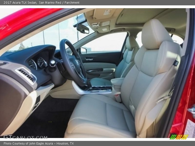 San Marino Red / Parchment 2017 Acura TLX Sedan