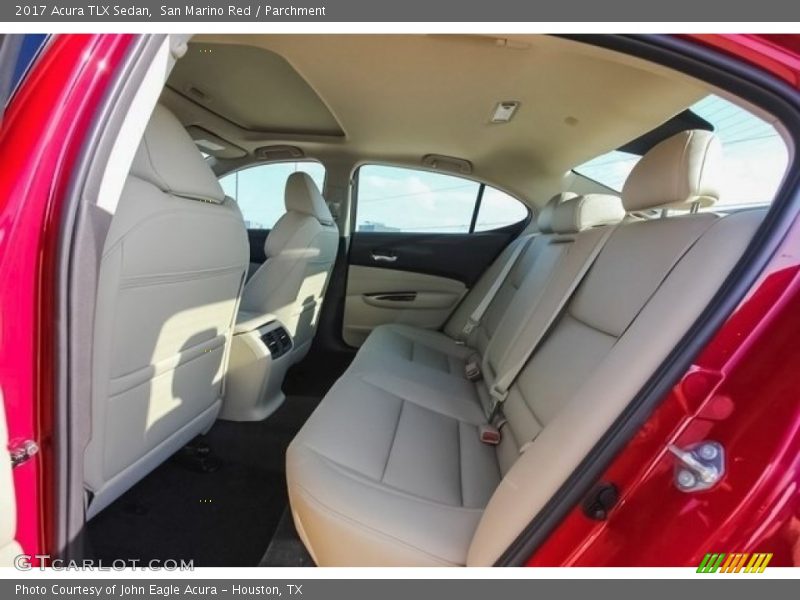 San Marino Red / Parchment 2017 Acura TLX Sedan