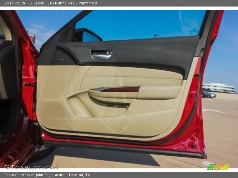 San Marino Red / Parchment 2017 Acura TLX Sedan
