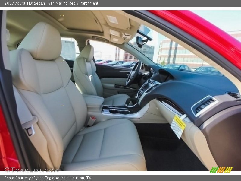 San Marino Red / Parchment 2017 Acura TLX Sedan