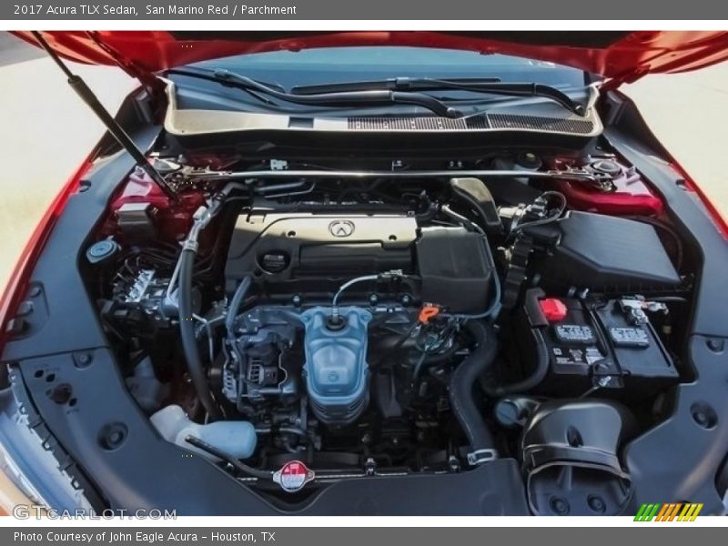 San Marino Red / Parchment 2017 Acura TLX Sedan
