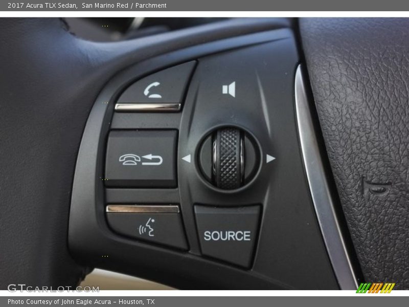 San Marino Red / Parchment 2017 Acura TLX Sedan