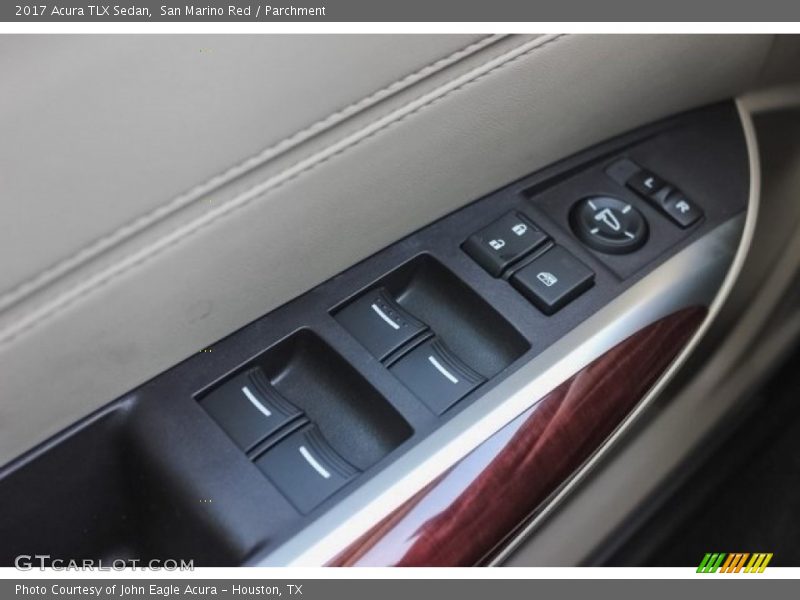 San Marino Red / Parchment 2017 Acura TLX Sedan