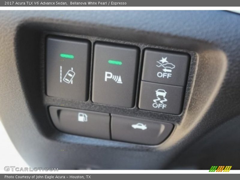 Bellanova White Pearl / Espresso 2017 Acura TLX V6 Advance Sedan