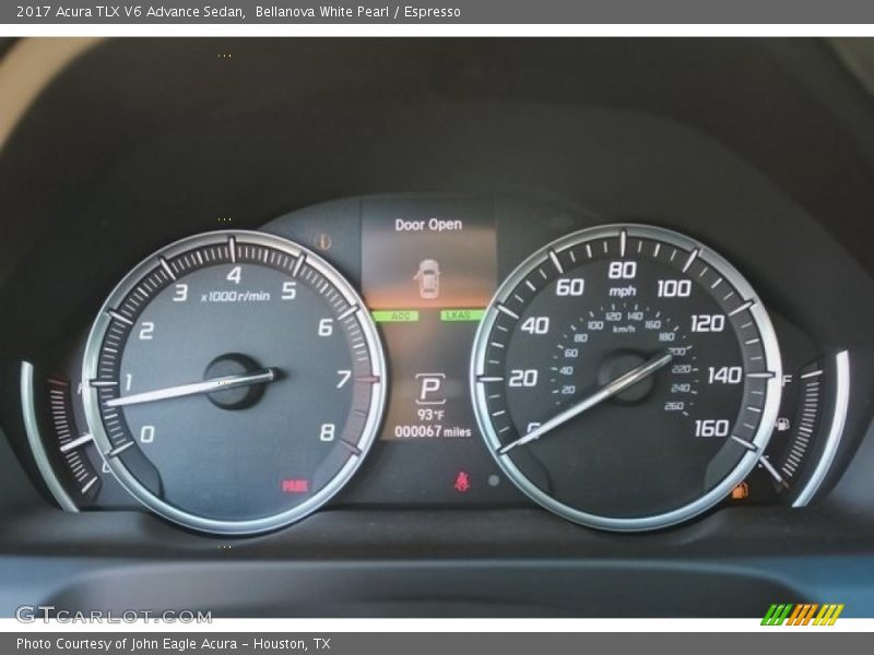 Bellanova White Pearl / Espresso 2017 Acura TLX V6 Advance Sedan