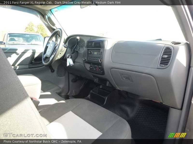 Dark Shadow Grey Metallic / Medium Dark Flint 2011 Ford Ranger XL Regular Cab
