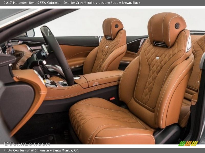  2017 S 550 Cabriolet designo Saddle Brown/Black Interior