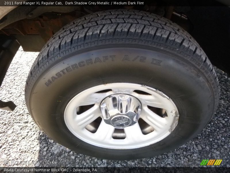 Dark Shadow Grey Metallic / Medium Dark Flint 2011 Ford Ranger XL Regular Cab