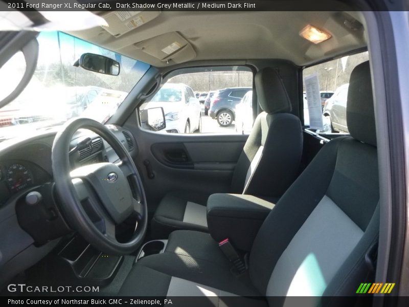Dark Shadow Grey Metallic / Medium Dark Flint 2011 Ford Ranger XL Regular Cab