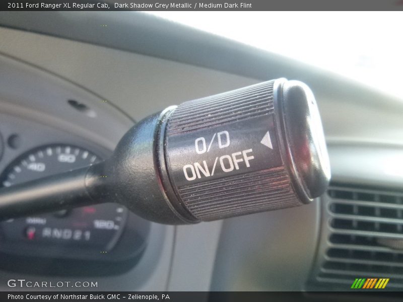 Dark Shadow Grey Metallic / Medium Dark Flint 2011 Ford Ranger XL Regular Cab