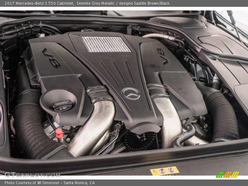  2017 S 550 Cabriolet Engine - 4.7 Liter DI biturbo DOHC 32-Valve VVT V8