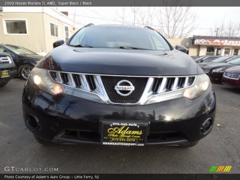 Super Black / Black 2009 Nissan Murano SL AWD