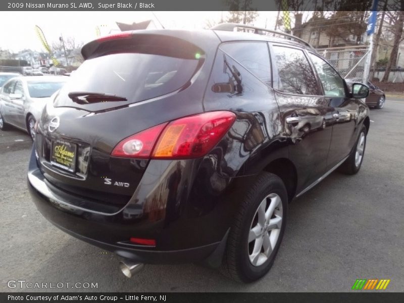 Super Black / Black 2009 Nissan Murano SL AWD