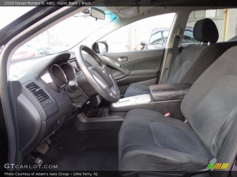 Super Black / Black 2009 Nissan Murano SL AWD