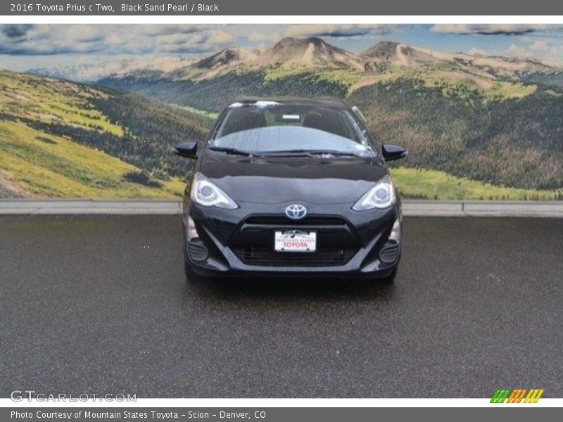 Black Sand Pearl / Black 2016 Toyota Prius c Two