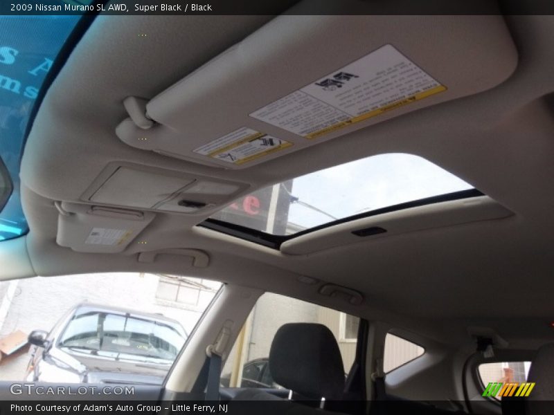 Super Black / Black 2009 Nissan Murano SL AWD