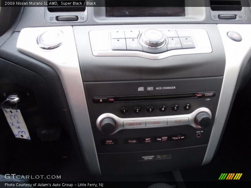 Super Black / Black 2009 Nissan Murano SL AWD