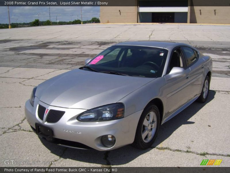 Liquid Silver Metallic / Ebony 2008 Pontiac Grand Prix Sedan