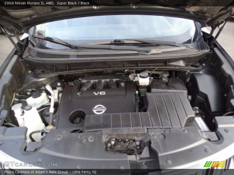 Super Black / Black 2009 Nissan Murano SL AWD