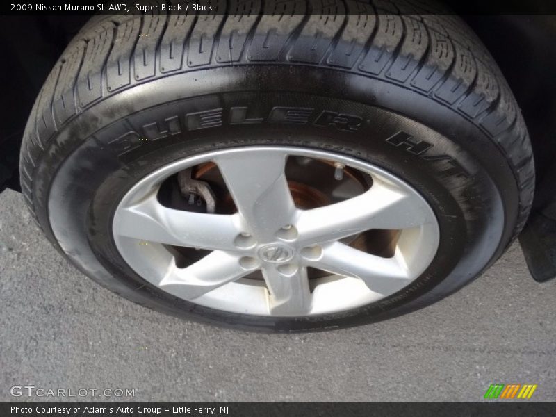 Super Black / Black 2009 Nissan Murano SL AWD