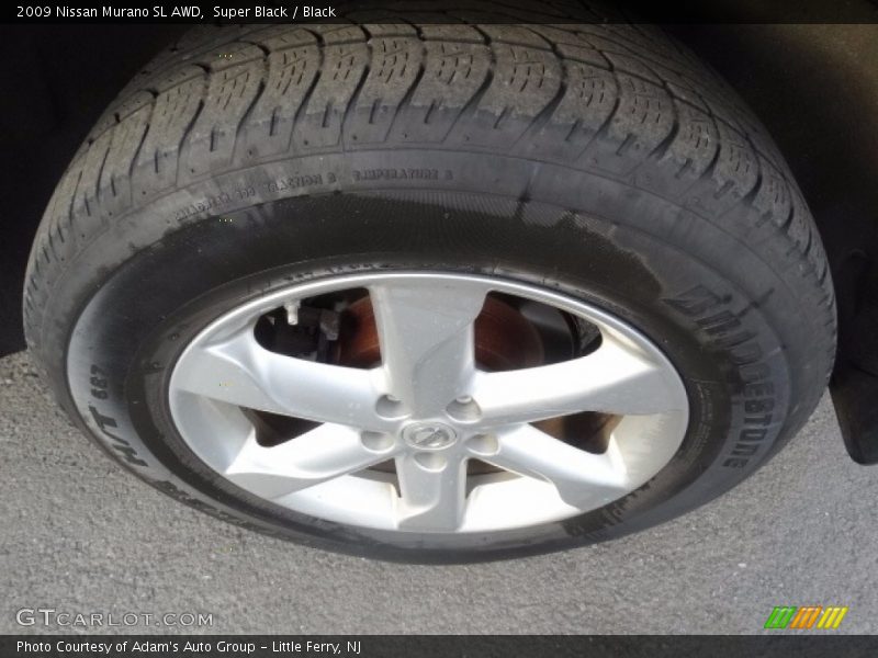 Super Black / Black 2009 Nissan Murano SL AWD