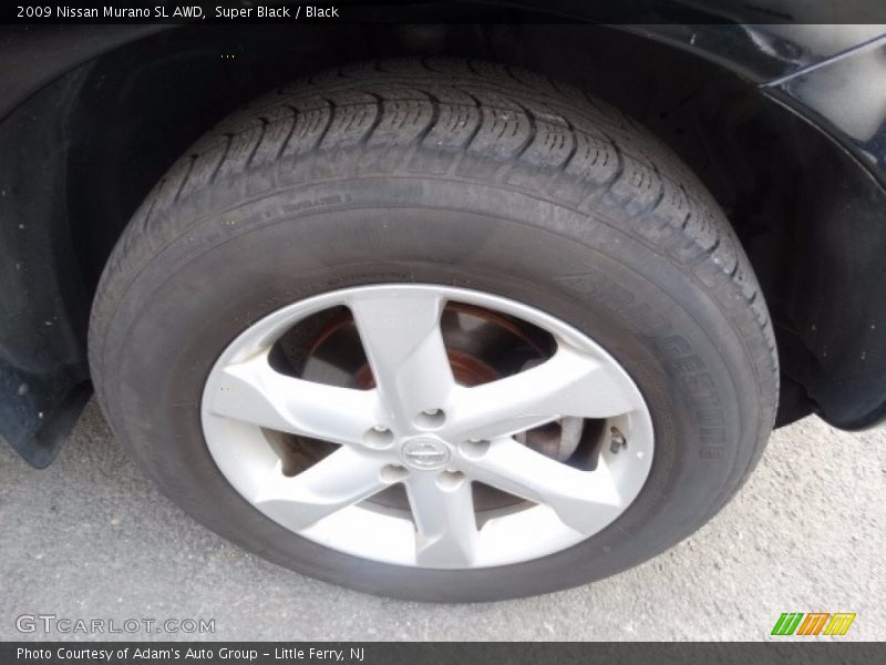 Super Black / Black 2009 Nissan Murano SL AWD