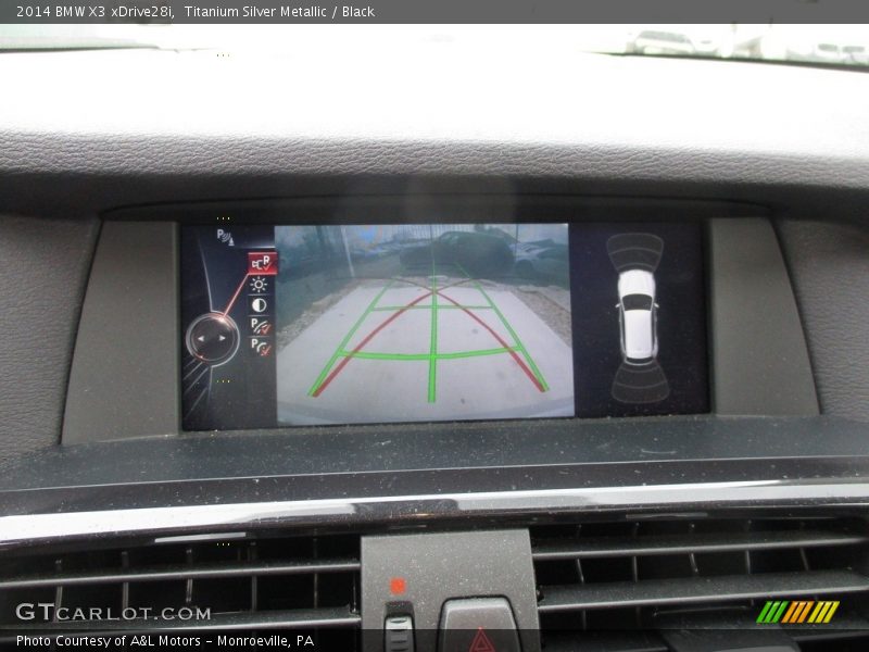 Titanium Silver Metallic / Black 2014 BMW X3 xDrive28i