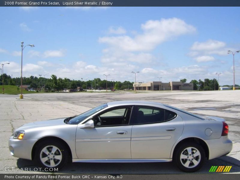 Liquid Silver Metallic / Ebony 2008 Pontiac Grand Prix Sedan